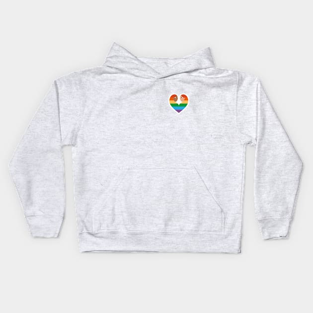 Love is Love Kids Hoodie by damppstudio